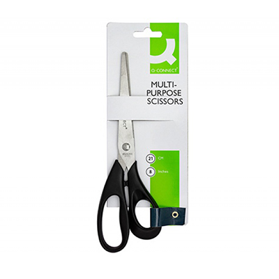 Ножиці 21см KF01227 чорні (15) (Q-CONNECT)